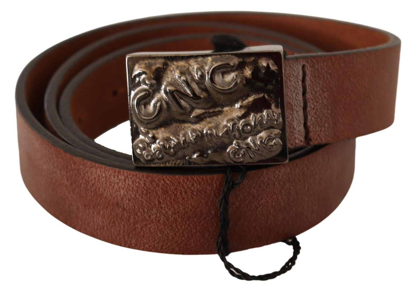 Brown Metal Buckle Waist Belt - Designed by Costume National Available to Buy at a Discounted Price on Moon Behind The Hill Online Designer Discount Store