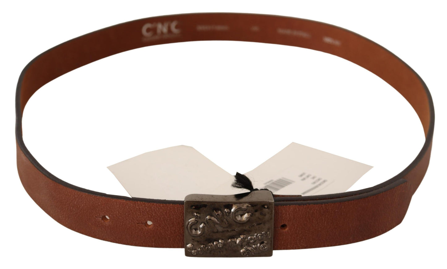 Brown Metal Buckle Waist Belt - Designed by Costume National Available to Buy at a Discounted Price on Moon Behind The Hill Online Designer Discount Store