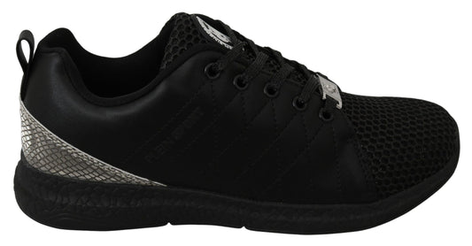 Black Casual Running Sneakers Shoes - Designed by Philipp Plein Available to Buy at a Discounted Price on Moon Behind The Hill Online Designer Discount Store