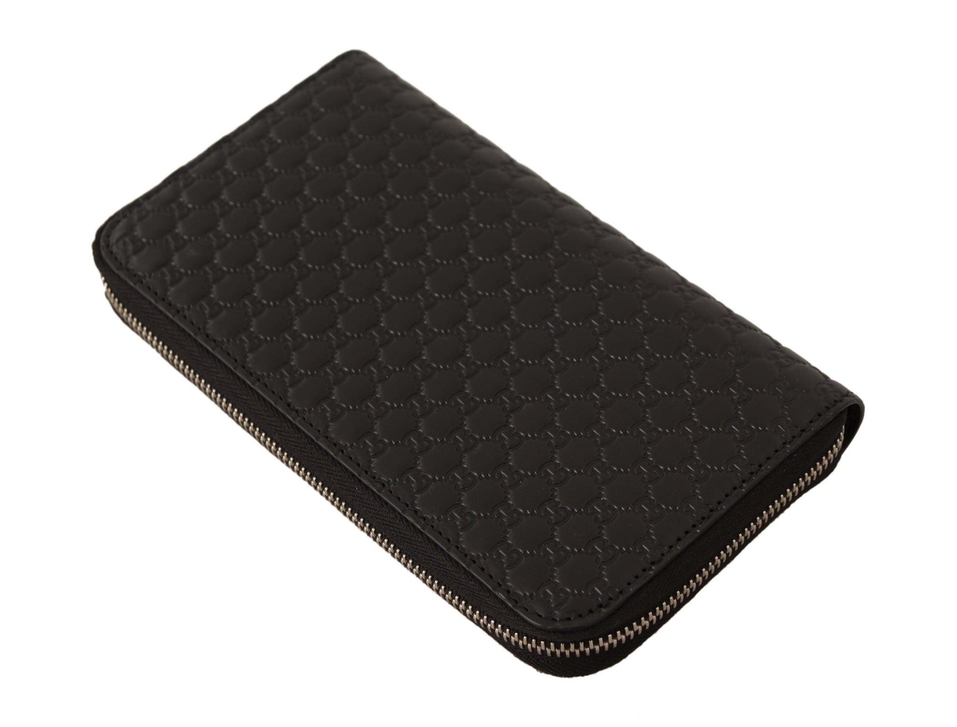Gucci Black Wallet Microguccissima Leather Zipper wallet - Designed by Gucci Available to Buy at a Discounted Price on Moon Behind The Hill Online Designer Discount Store