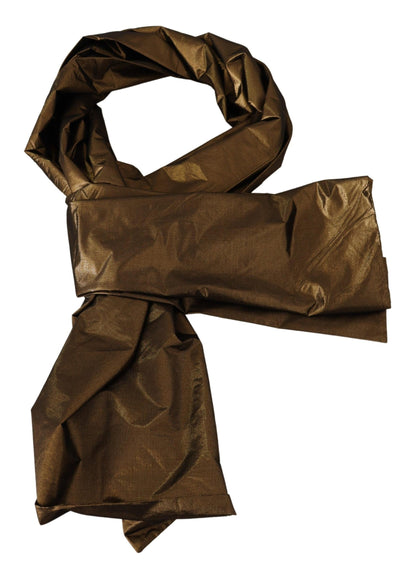 Gold Blend Shawl Wrap Metallic Bronze Scarf - Designed by Dolce & Gabbana Available to Buy at a Discounted Price on Moon Behind The Hill Online Designer Discount Store