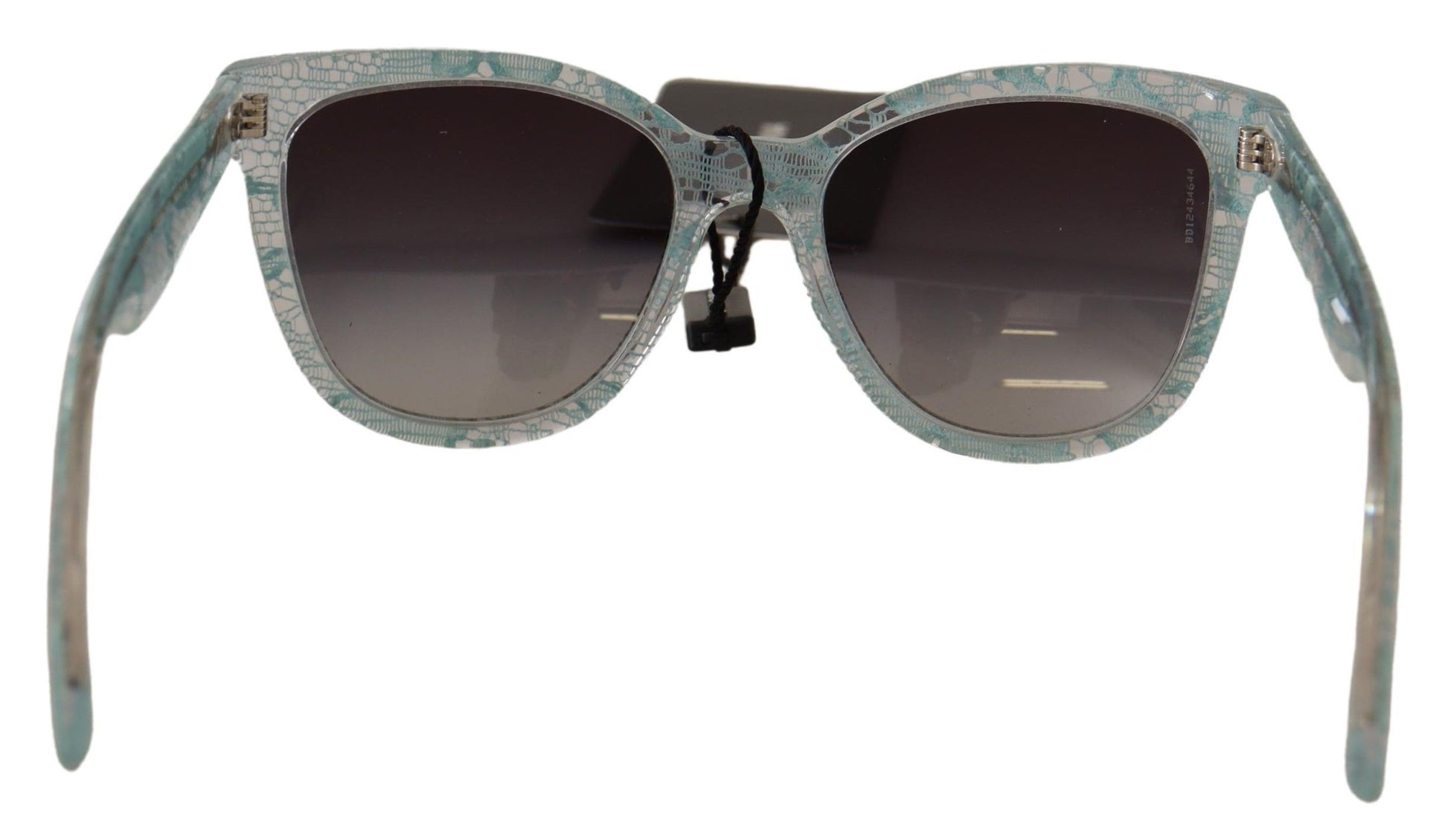 Dolce & Gabbana Blue Lace Crystal Acetate Butterfly DG4190 Sunglasses - Designed by Dolce & Gabbana Available to Buy at a Discounted Price on Moon Behind The Hill Online Designer Discount Sto