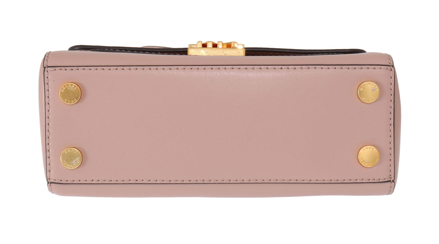 Michael Kors Pink MINDY Leather Shoulder Bag designed by Michael Kors available from Moon Behind The Hill 's Handbags, Wallets & Cases > Handbags > Womens range