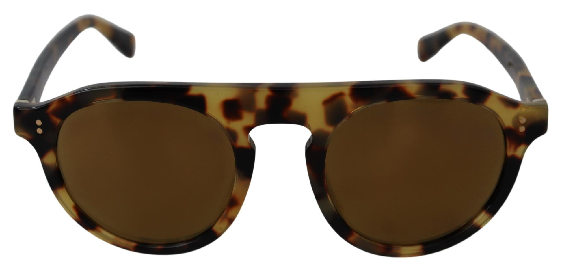 Dolce & Gabbana Brown Tortoise Oval Full Rim Sunglasses - Designed by Dolce & Gabbana Available to Buy at a Discounted Price on Moon Behind The Hill Online Designer Discount Store