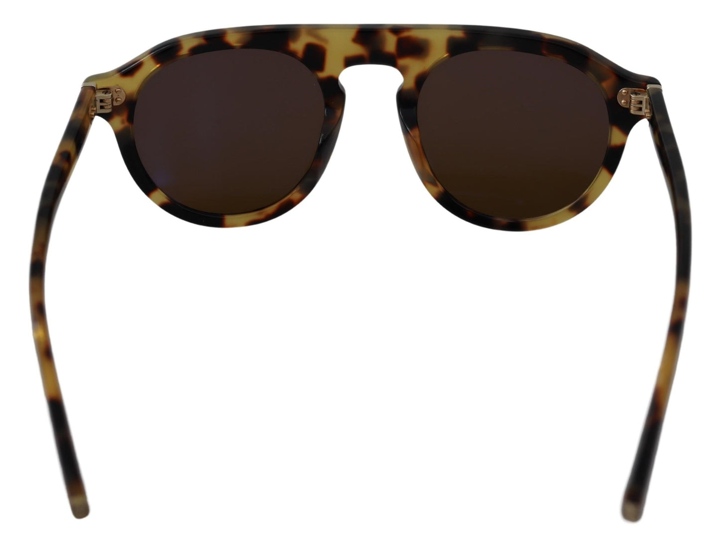 Dolce & Gabbana Brown Tortoise Oval Full Rim Sunglasses - Designed by Dolce & Gabbana Available to Buy at a Discounted Price on Moon Behind The Hill Online Designer Discount Store