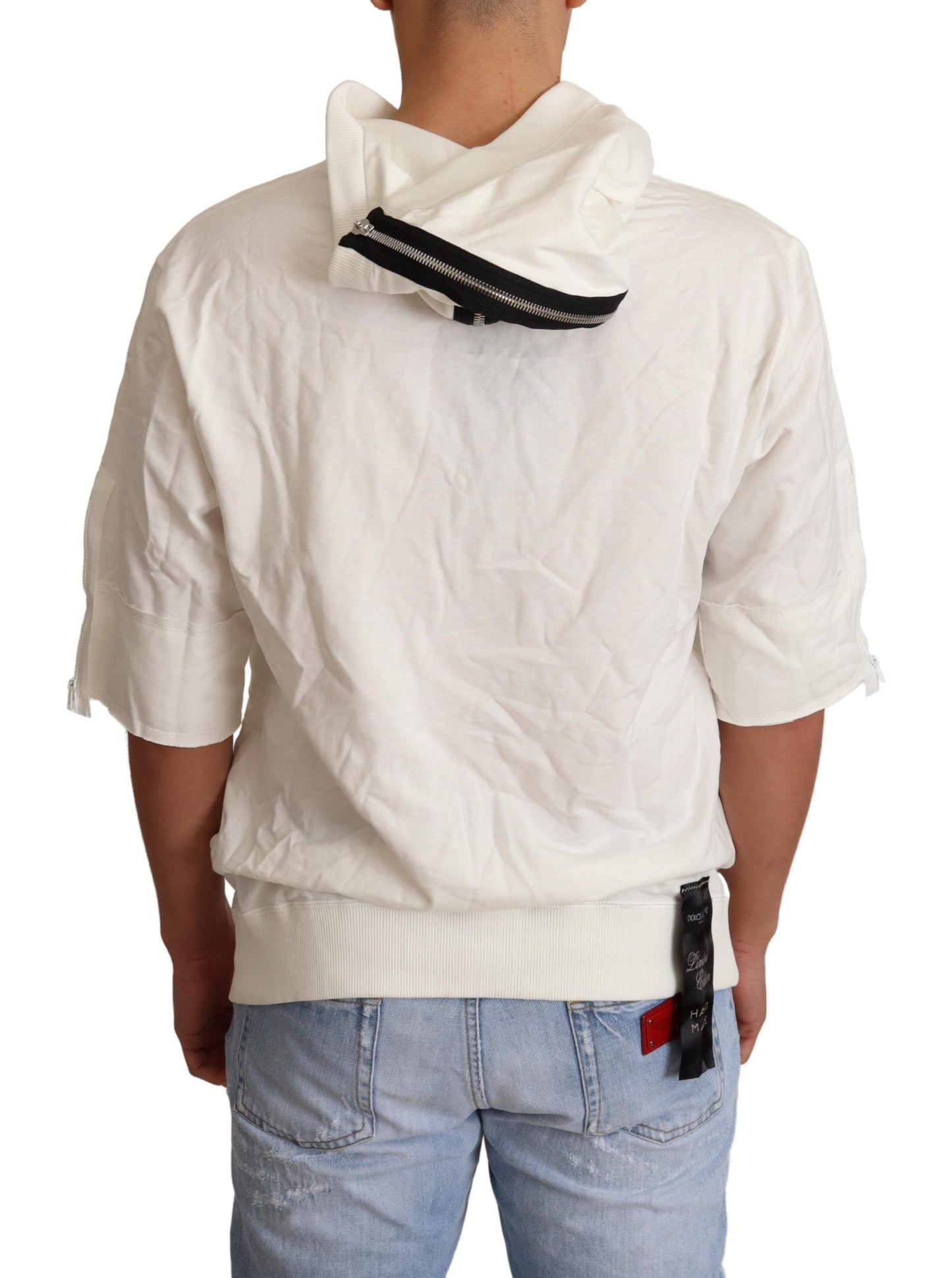 White Hooded Limited Edition Sweater