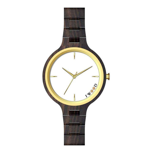 Iwood Real Wood Ladies Watch IW18442002 - Designed by Iwood Available to Buy at a Discounted Price on Moon Behind The Hill Online Designer Discount Store