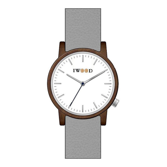 Iwood Walnut Wood Men's Watch IW18444001 - Designed by Iwood Available to Buy at a Discounted Price on Moon Behind The Hill Online Designer Discount Store