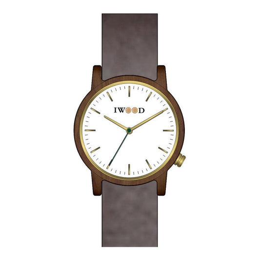 Iwood Walnut Wood Men's Watch IW18444003 - Designed by Iwood Available to Buy at a Discounted Price on Moon Behind The Hill Online Designer Discount Store
