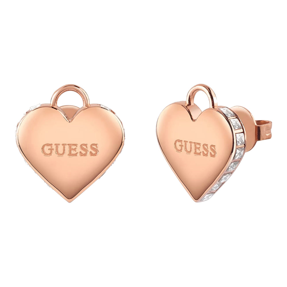 Guess Ladies Earrings JUBE02231JWRGTU - Designed by Guess Available to Buy at a Discounted Price on Moon Behind The Hill Online Designer Discount Store