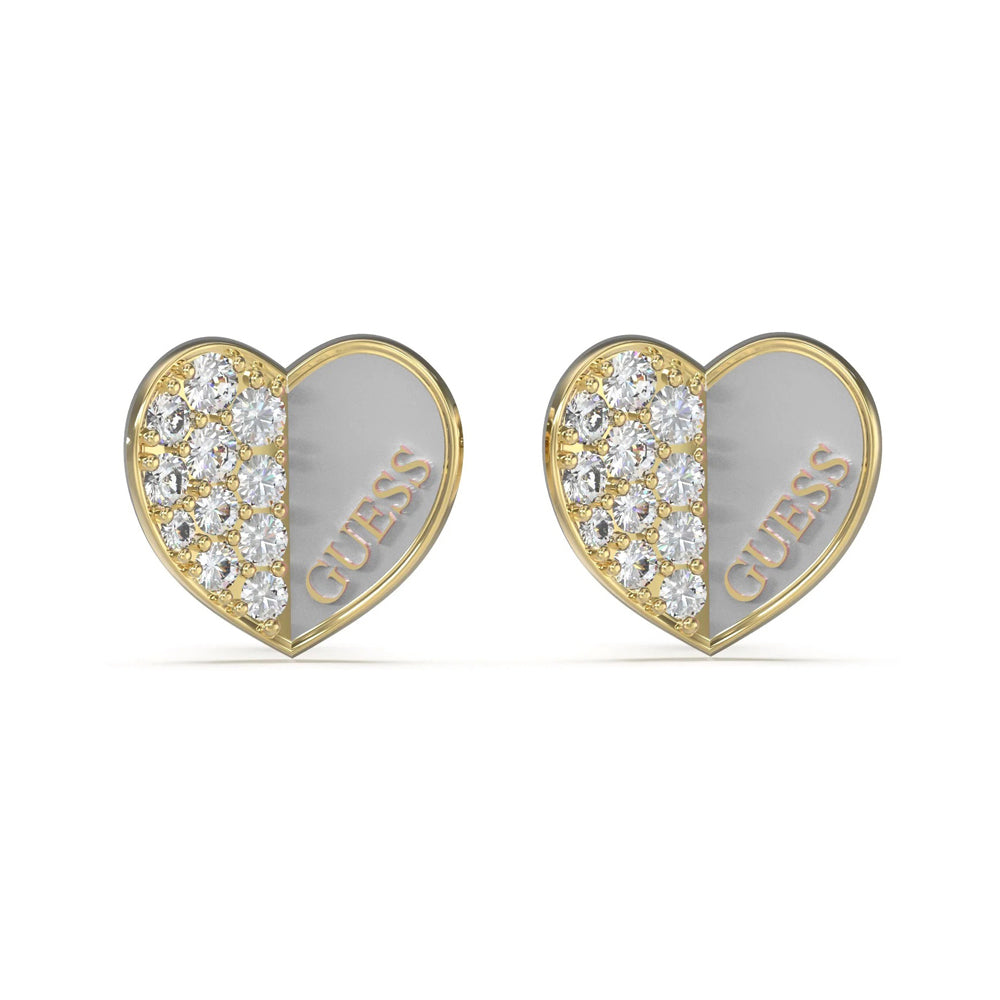 Guess Ladies Earrings JUBE03048JWYGWHTU - Designed by Guess Available to Buy at a Discounted Price on Moon Behind The Hill Online Designer Discount Store