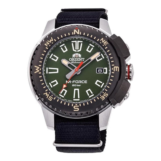 Orient M-Force Automatic RA-AC0N03E10B Mens Watch designed by Orient available from Moon Behind The Hill's Men's Jewellery & Watches range