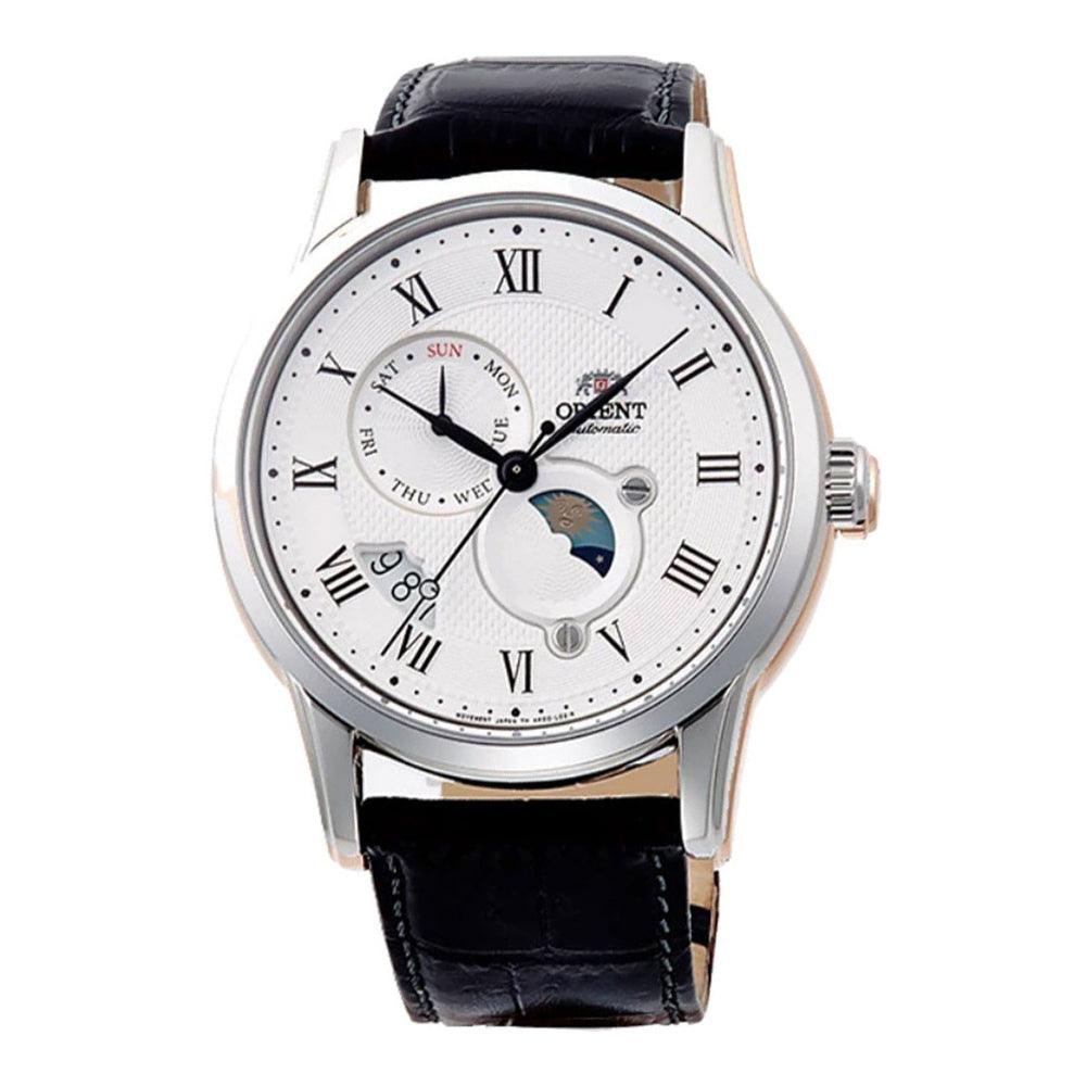 Orient Sun and Moon Automatic RA-AK0008S10B Mens Watch designed by Orient available from Moon Behind The Hill 's Jewelry > Watches > Mens range