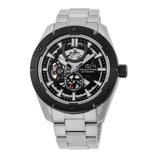 Orient Star Avantgarde Skeleton Automatic RE-AV0A01B00B Mens Watch designed by Orient available from Moon Behind The Hill 's Jewelry > Watches > Mens range