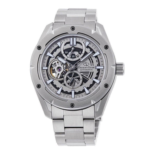 Orient Star Avantgarde Skeleton Automatic RE-AV0A02S00B Mens Watch designed by Orient available from Moon Behind The Hill 's Jewelry > Watches > Mens range