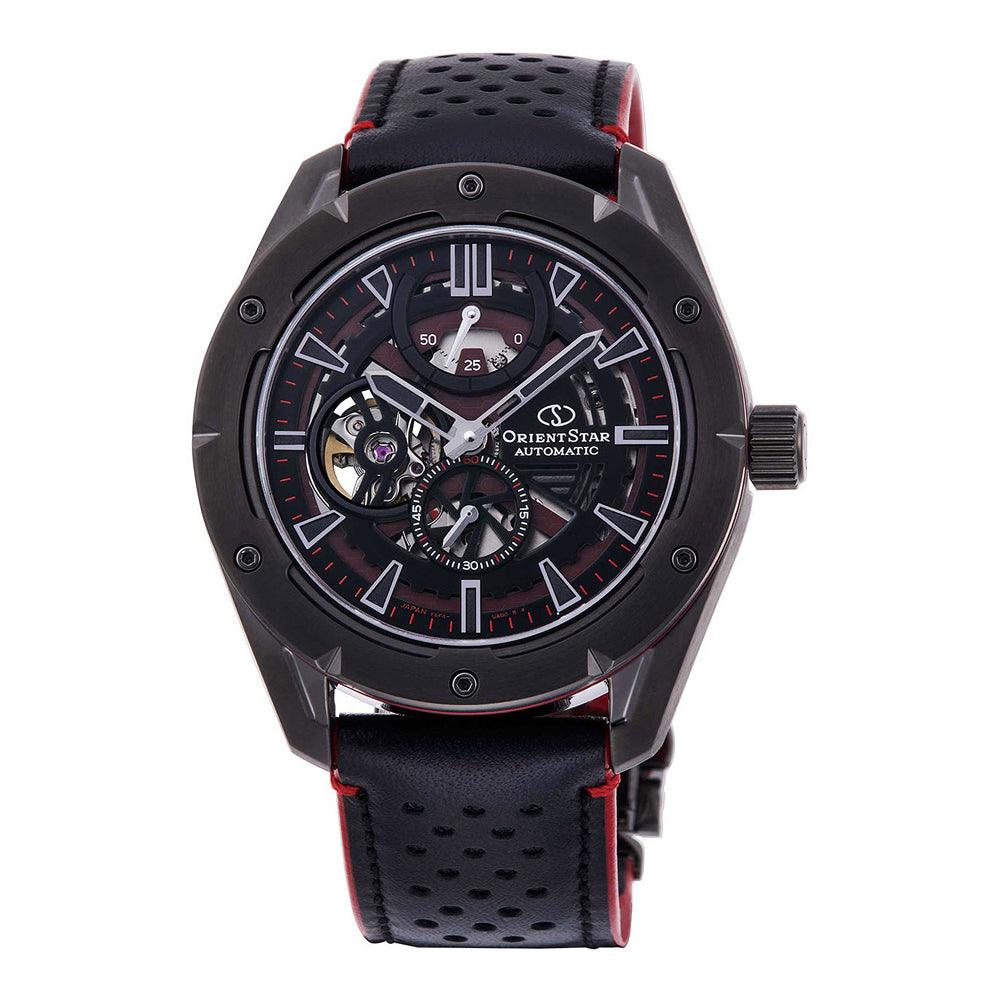 Orient Star Avantgarde Skeleton Automatic RE-AV0A03B00B Mens Watch designed by Orient available from Moon Behind The Hill 's Jewelry > Watches > Mens range