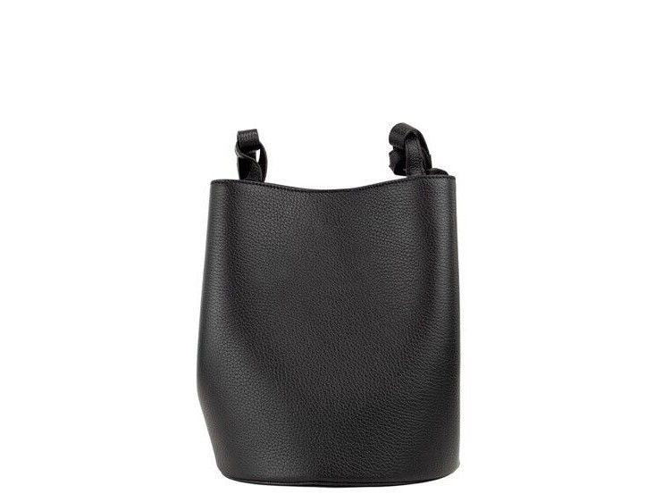 Burberry Lorne Small Branded Bucket Crossbody Bag (Black) - Designed by Burberry Available to Buy at a Discounted Price on Moon Behind The Hill Online Designer Discount Store