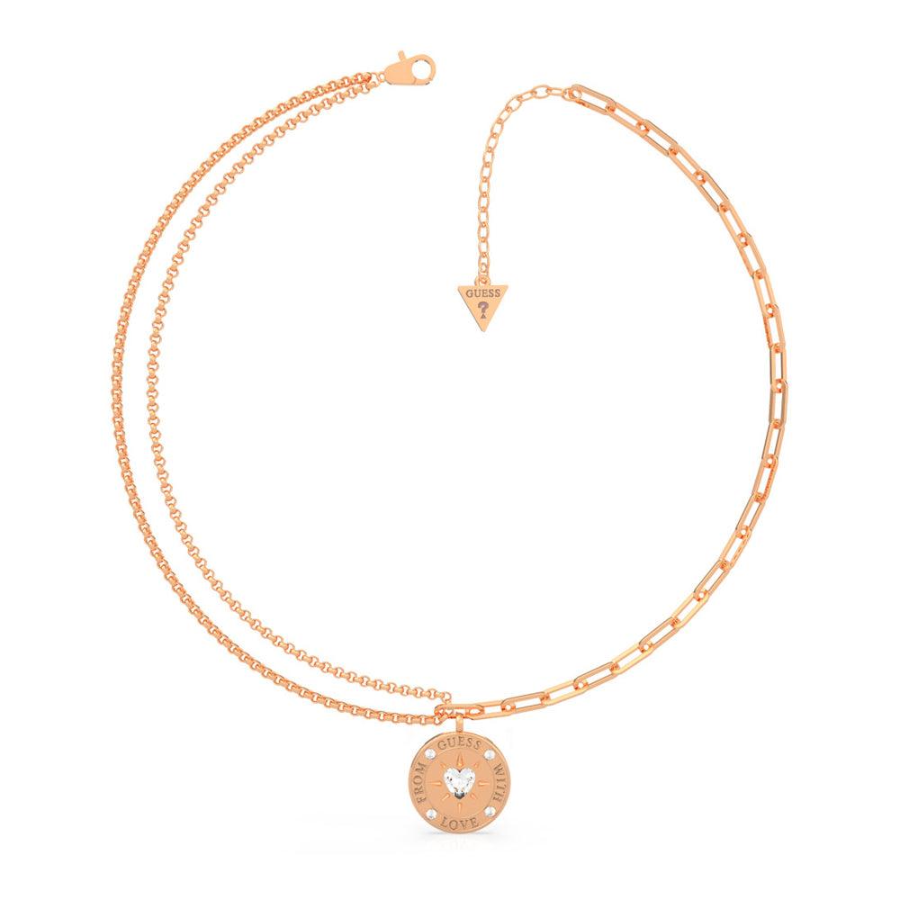 Guess Ladies Necklace UBN70002 - Designed by Guess Available to Buy at a Discounted Price on Moon Behind The Hill Online Designer Discount Store