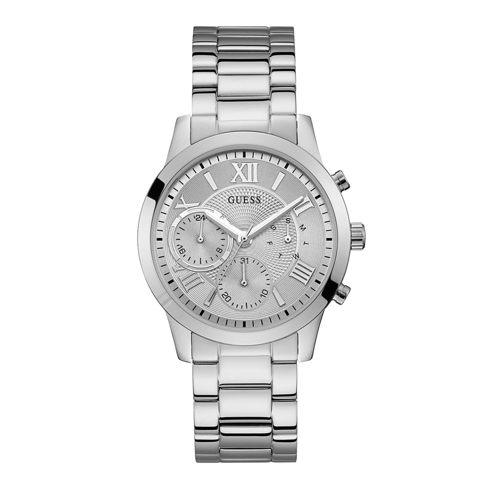 Guess Solar W1070L1 Ladies Watch - Designed by Guess Available to Buy at a Discounted Price on Moon Behind The Hill Online Designer Discount Store