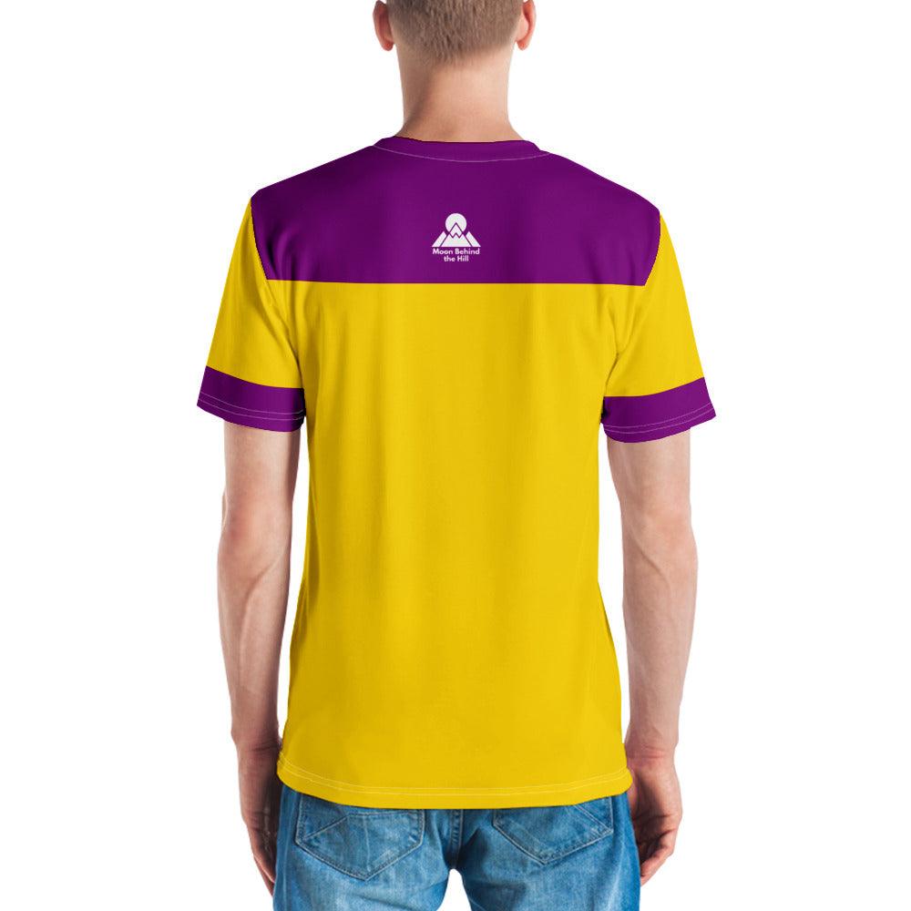 Men's Loċ Garman Retro 1915-18 Wexford GAA Supporters T-shirt designed by Moon Behind The Hill available from Moon Behind The Hill's Custom Made Apparel range