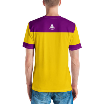 Men's Loċ Garman Retro 1915-18 Wexford GAA Supporters T-shirt designed by Moon Behind The Hill available from Moon Behind The Hill's Custom Made Apparel range