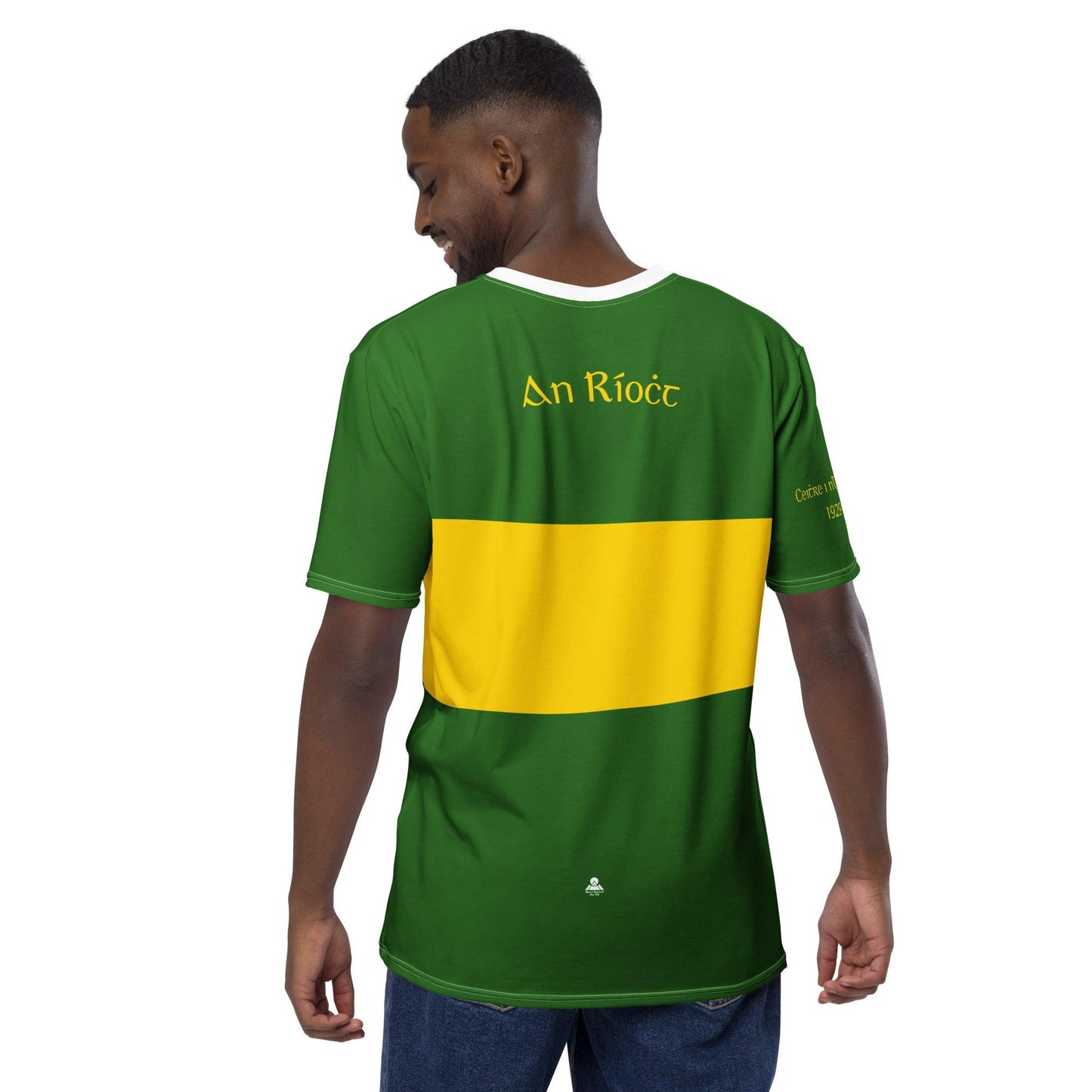 Men's Ciarraí 1932 Retro Kerry 4 in a Row Supporter T-shirt designed by Moon Behind The Hill available from Moon Behind The Hill 's Clothing > Shirts & Tops > Mens range