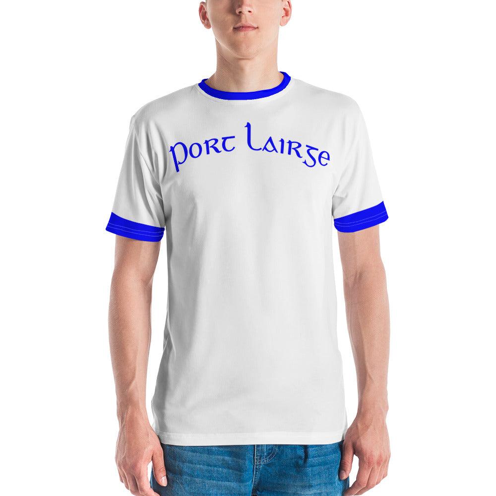 Men's Port Lairge 1950s Retro Waterford Supporters T-shirt designed by Moon Behind The Hill available from Moon Behind The Hill's Men's Clothing range