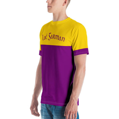 Men's Loċ Garman Retro 1950s Wexford GAA Supporters T-shirt designed by Moon Behind The Hill available from Moon Behind The Hill's Custom Made Apparel range
