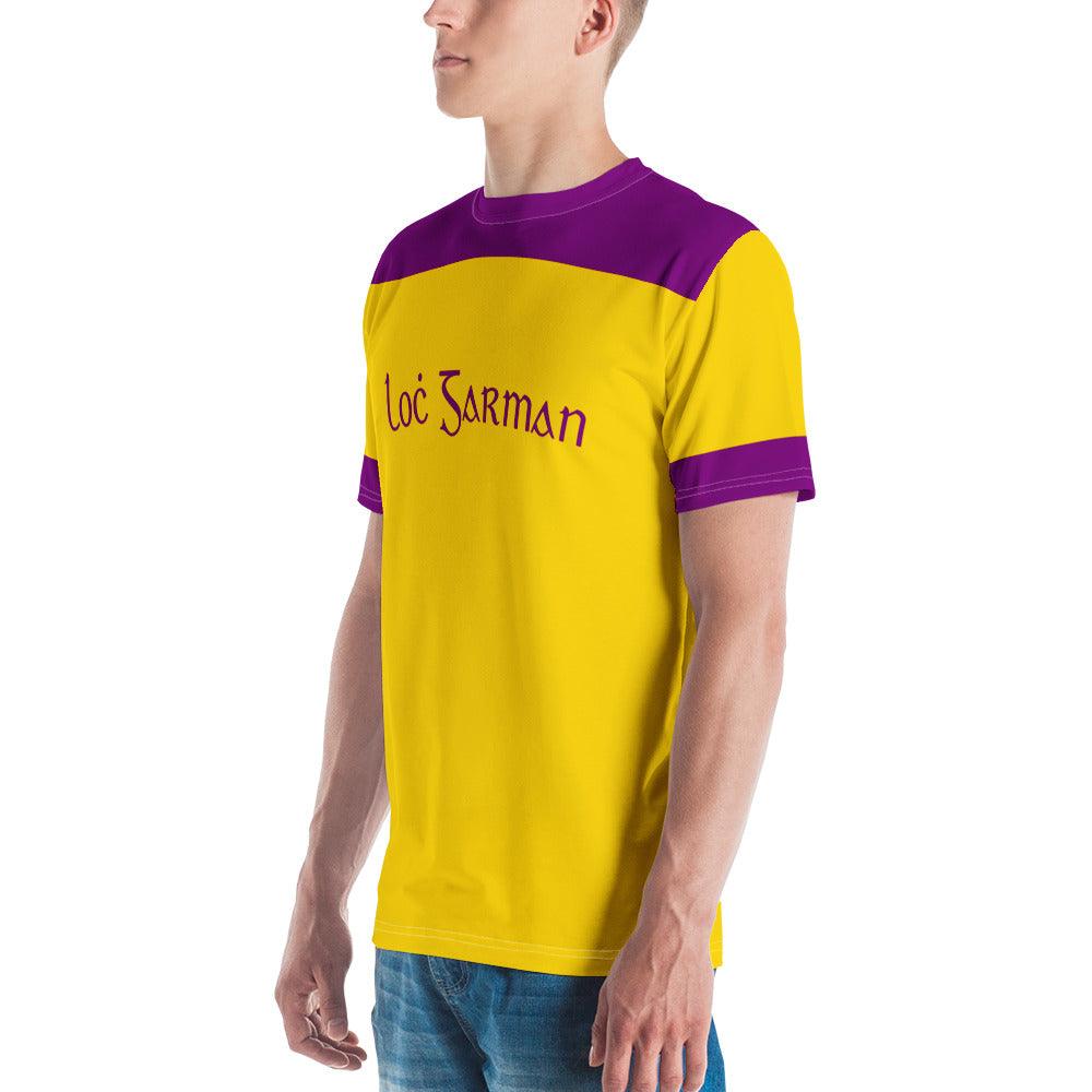 Men's Loċ Garman Retro 1915-18 Wexford GAA Supporters T-shirt designed by Moon Behind The Hill available from Moon Behind The Hill's Custom Made Apparel range