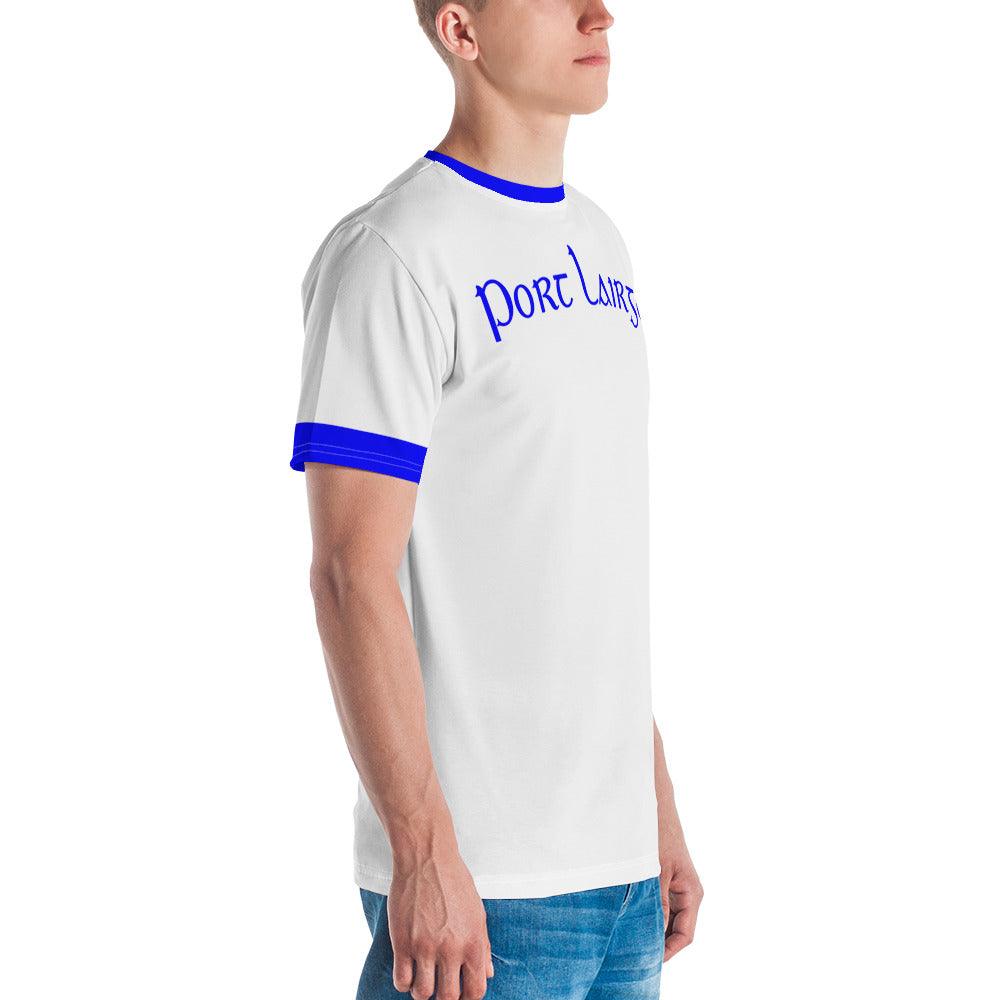 Men's Port Lairge 1950s Retro Waterford Supporters T-shirt designed by Moon Behind The Hill available from Moon Behind The Hill's Men's Clothing range