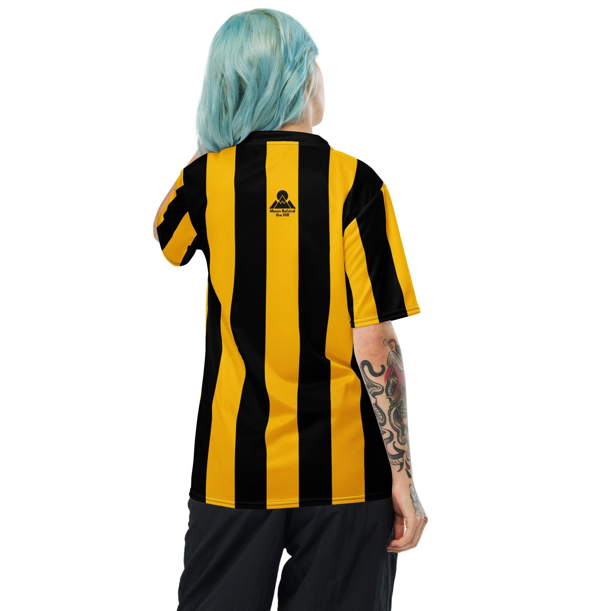 Kilkenny Recycled Polyester Unisex Sports Jersey - Designed by Moon Behind The Hill Available to Buy at a Discounted Price on Moon Behind The Hill Online Designer Discount Store