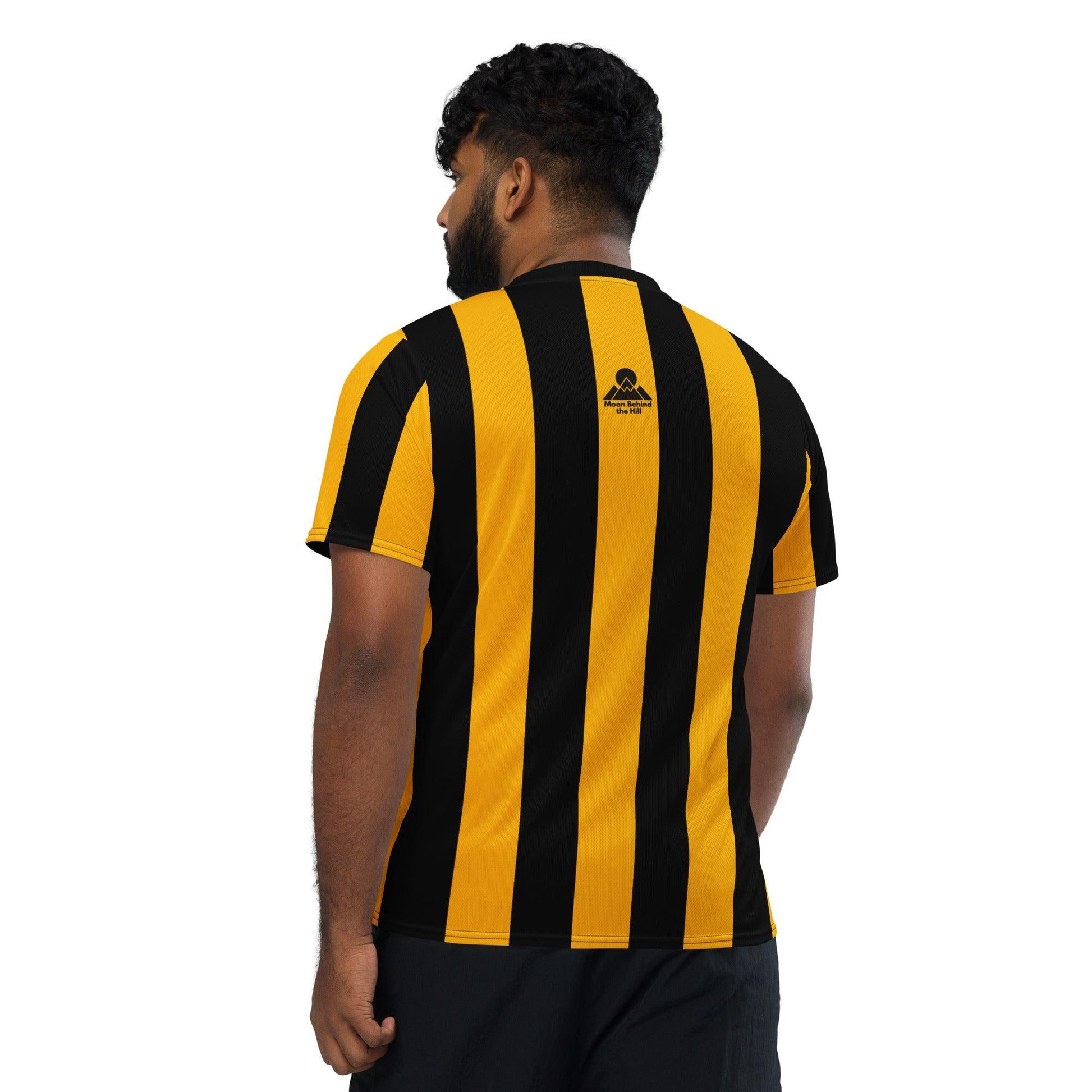 Kilkenny Recycled Polyester Unisex Sports Jersey - Designed by Moon Behind The Hill Available to Buy at a Discounted Price on Moon Behind The Hill Online Designer Discount Store