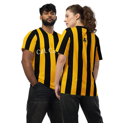 Kilkenny Recycled Polyester Unisex Sports Jersey - Designed by Moon Behind The Hill Available to Buy at a Discounted Price on Moon Behind The Hill Online Designer Discount Store