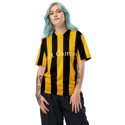 Kilkenny Recycled Polyester Unisex Sports Jersey - Designed by Moon Behind The Hill Available to Buy at a Discounted Price on Moon Behind The Hill Online Designer Discount Store