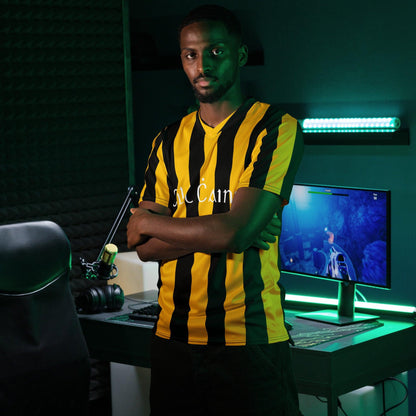 Kilkenny Recycled Polyester Unisex Sports Jersey - Designed by Moon Behind The Hill Available to Buy at a Discounted Price on Moon Behind The Hill Online Designer Discount Store