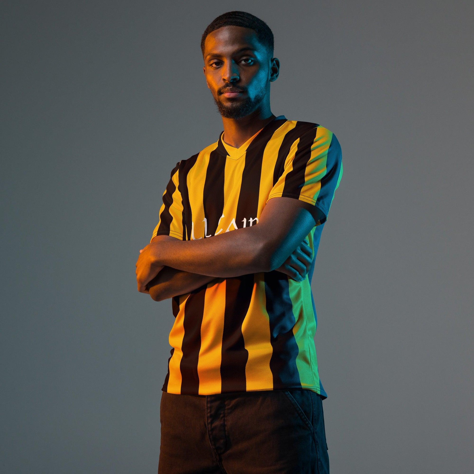 Kilkenny Recycled Polyester Unisex Sports Jersey - Designed by Moon Behind The Hill Available to Buy at a Discounted Price on Moon Behind The Hill Online Designer Discount Store