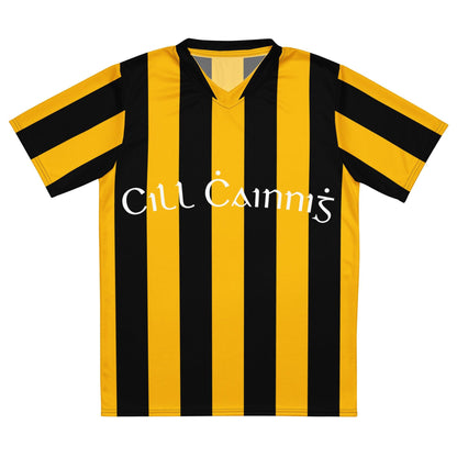 Kilkenny Recycled Polyester Unisex Sports Jersey - Designed by Moon Behind The Hill Available to Buy at a Discounted Price on Moon Behind The Hill Online Designer Discount Store