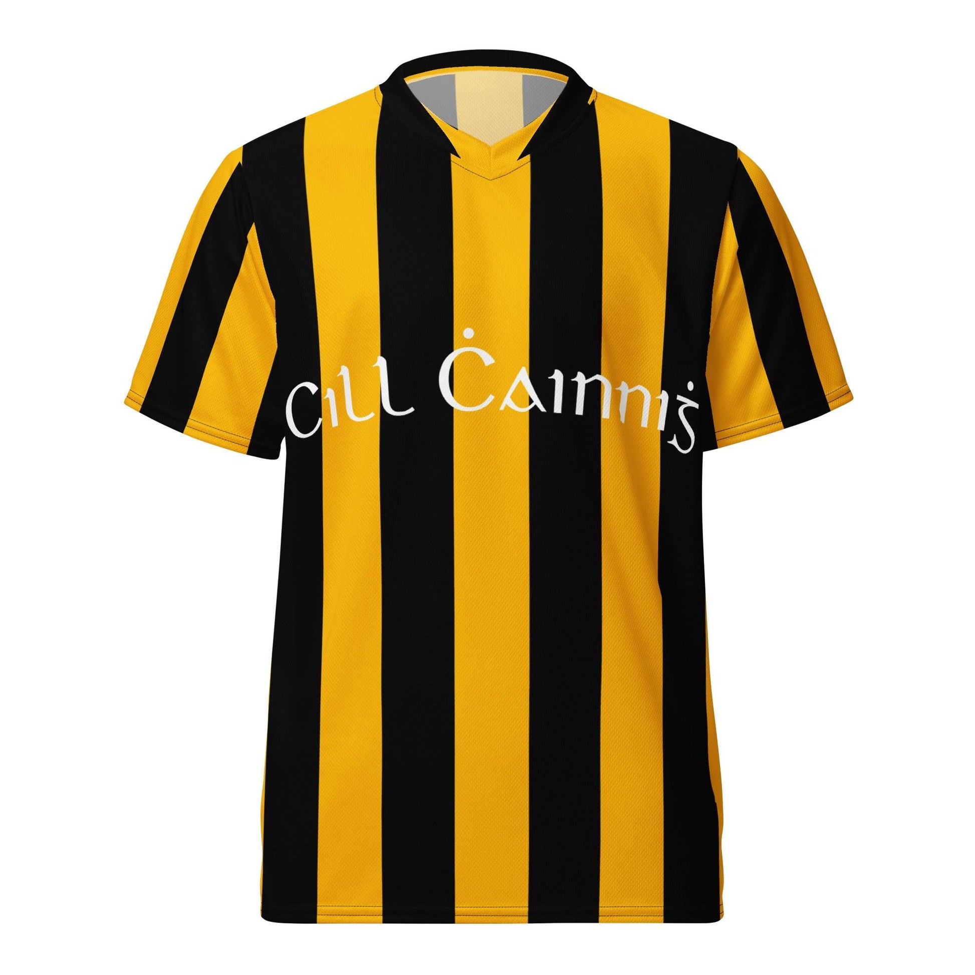 Kilkenny Recycled Polyester Unisex Sports Jersey - Designed by Moon Behind The Hill Available to Buy at a Discounted Price on Moon Behind The Hill Online Designer Discount Store