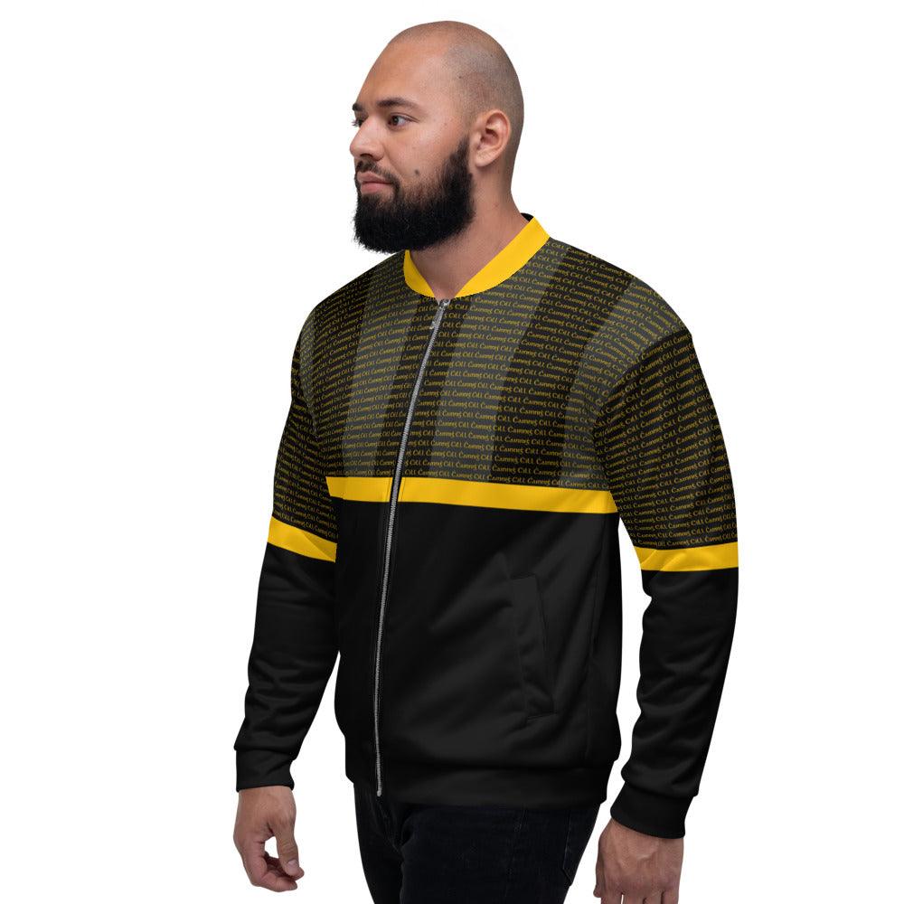 Cill Ċainniġ Kilkenny Supporters Unisex Bomber Jacket - Designed by Moon Behind The Hill Available to Buy at a Discounted Price on Moon Behind The Hill Online Designer Discount Store