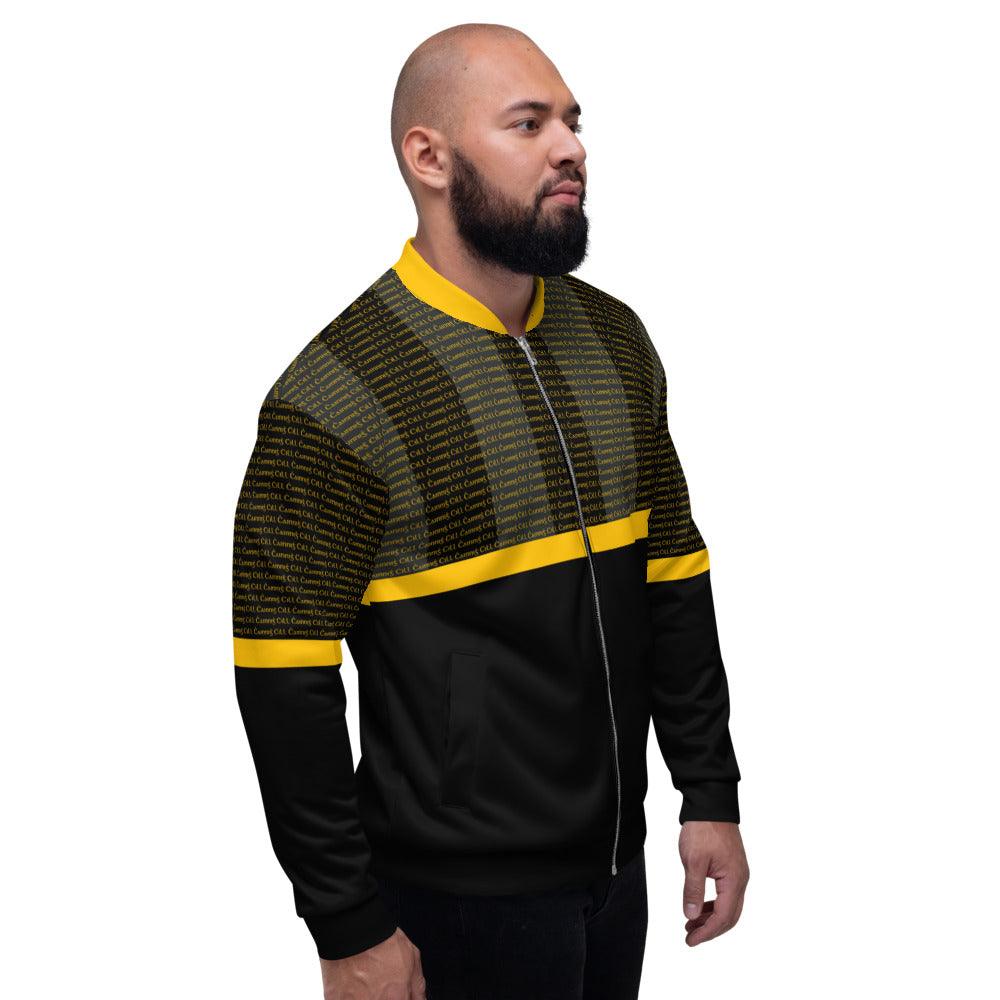 Cill Ċainniġ Kilkenny Supporters Unisex Bomber Jacket - Designed by Moon Behind The Hill Available to Buy at a Discounted Price on Moon Behind The Hill Online Designer Discount Store