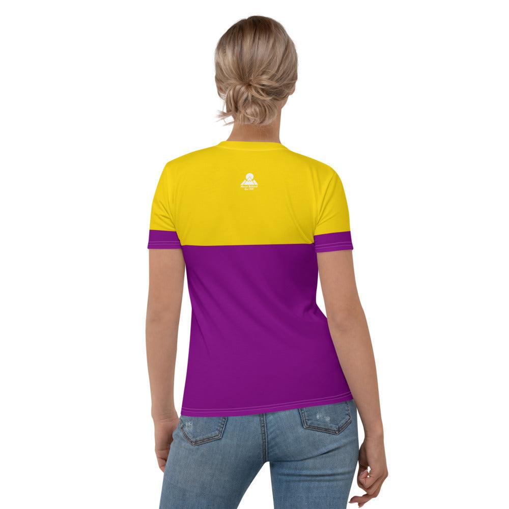 Women's Loċ Garman 1950s Retro Wexford Supporters T-shirt designed by Moon Behind The Hill available from Moon Behind The Hill's Women's Clothing range