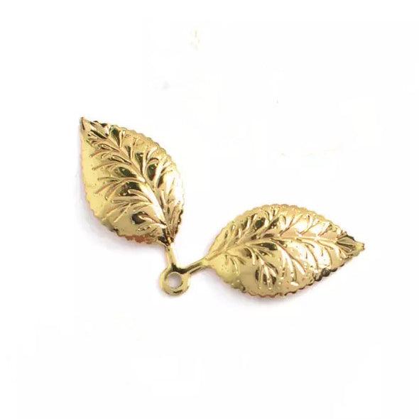 DIY supply - floral moon leaf (gold/silver) - Designed by Upcycle with Jing Available to Buy at a Discounted Price on Moon Behind The Hill Online Designer Discount Store