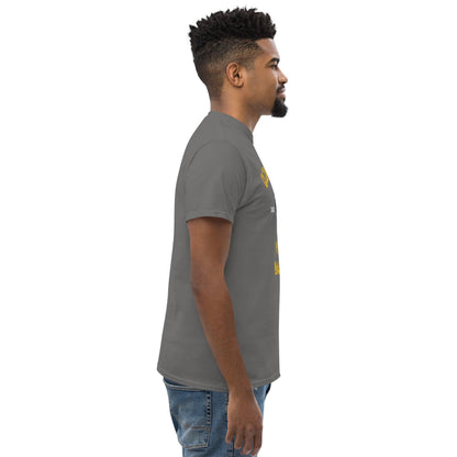 Club Amber Basketball Kilkenny Men's Classic Tee - Designed by Moon Behind The Hill Available to Buy at a Discounted Price on Moon Behind The Hill Online Designer Discount Store