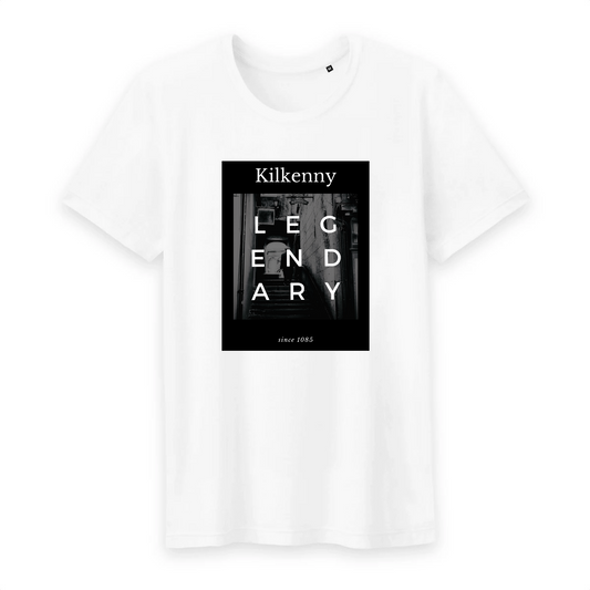 Kilkenny Legendary Market Slip T-Shirt - Designed by T-Pop Available to Buy at a Discounted Price on Moon Behind The Hill Online Designer Discount Store