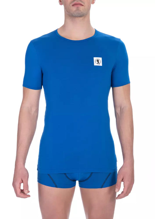 Bikkembergs Men's Army Cotton T-Shirt - Designed by Bikkembergs Available to Buy at a Discounted Price on Moon Behind The Hill Online Designer Discount Store