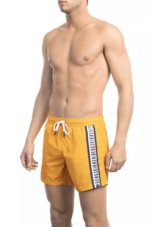 Bikkembergs Men's Blue Polyamide Swimwear - Designed by Bikkembergs Available to Buy at a Discounted Price on Moon Behind The Hill Online Designer Discount Store
