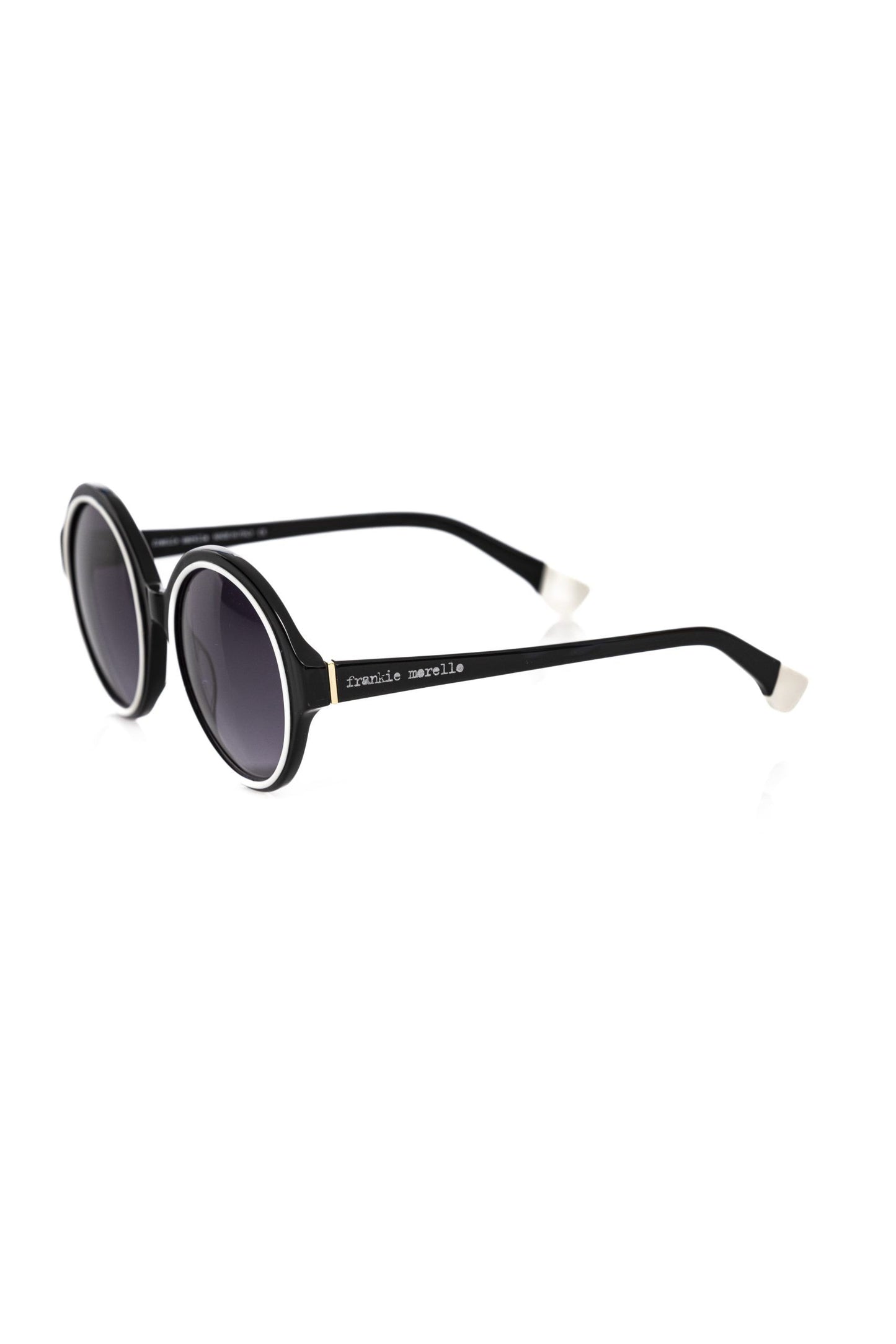 Frankie Morello FRMO-22073 Black Acetate Sunglasses