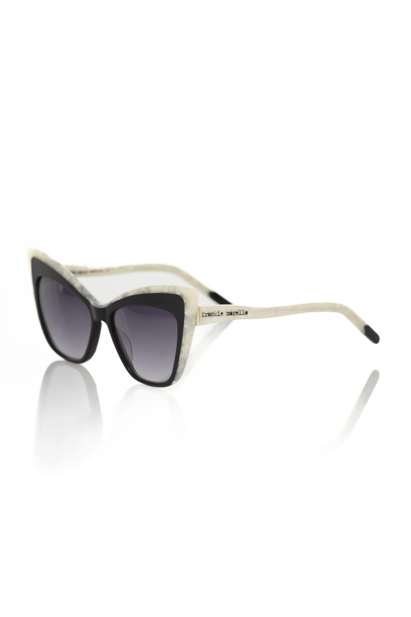 Frankie Morello FRMO-22076 Black Acetate Sunglasses