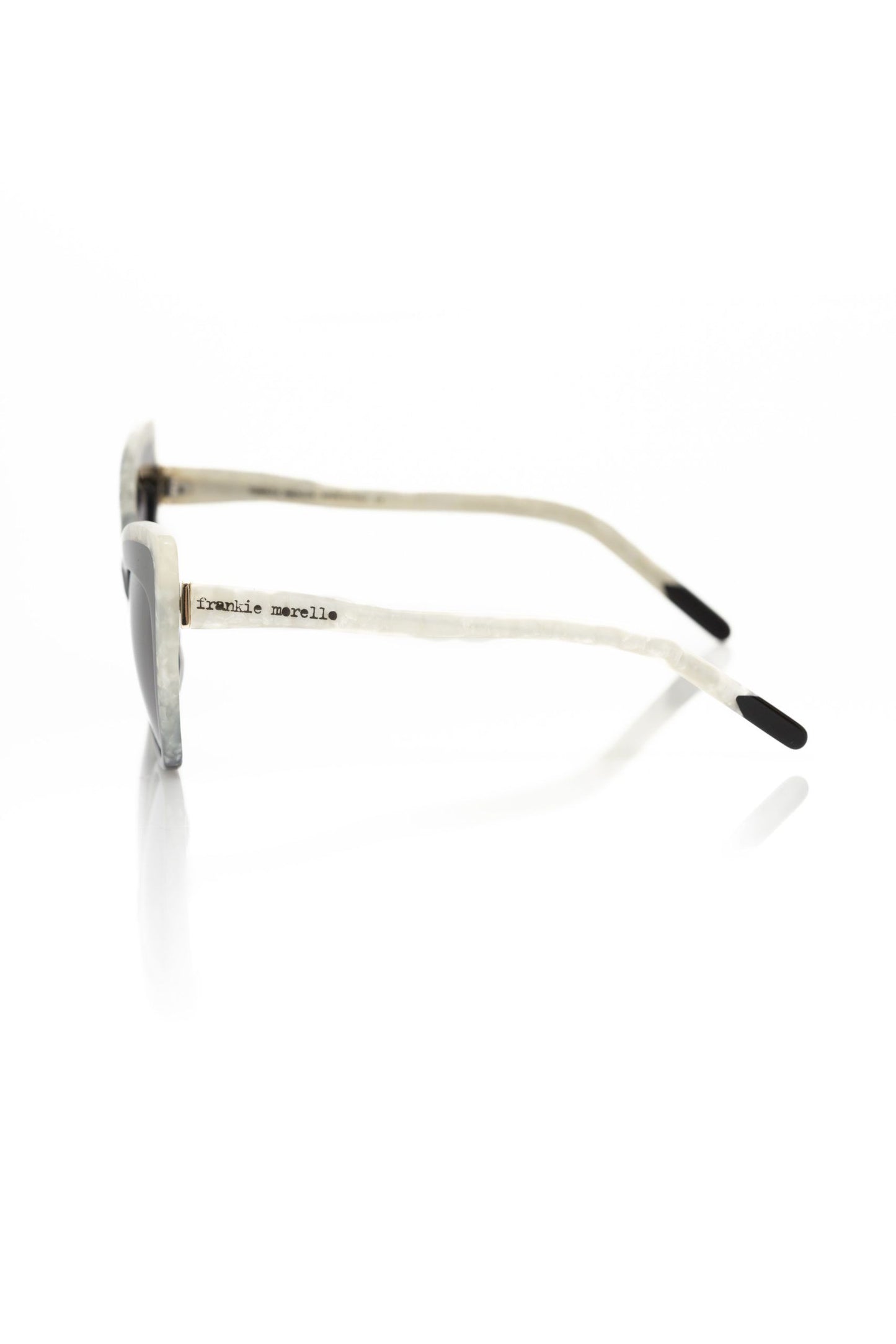 Frankie Morello FRMO-22076 Black Acetate Sunglasses