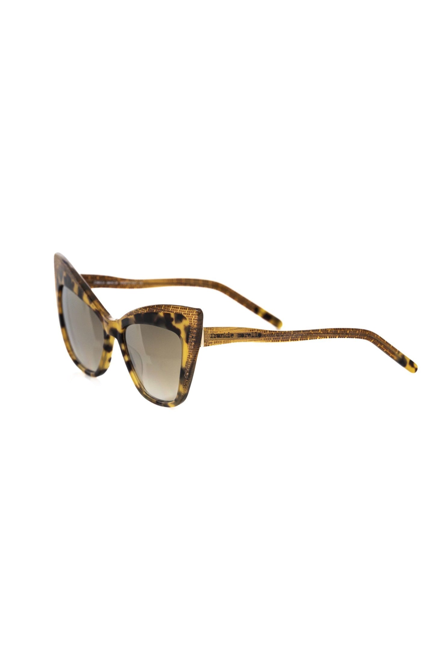 Frankie Morello FRMO-22078 Brown Acetate Sunglasses